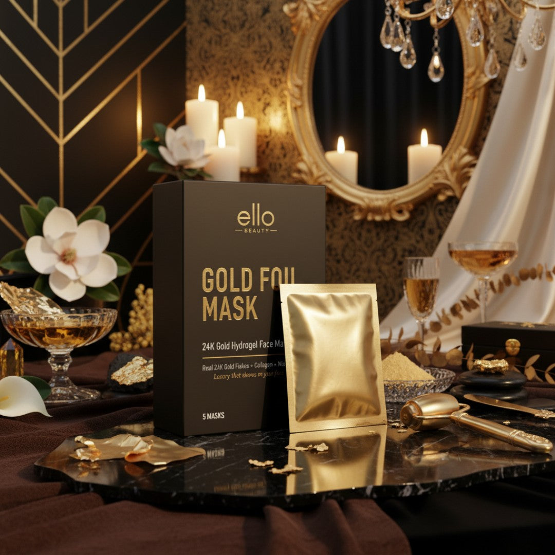 Masque hydrogel à l'or 24 carats