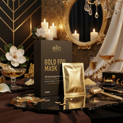 Masque hydrogel à l'or 24 carats