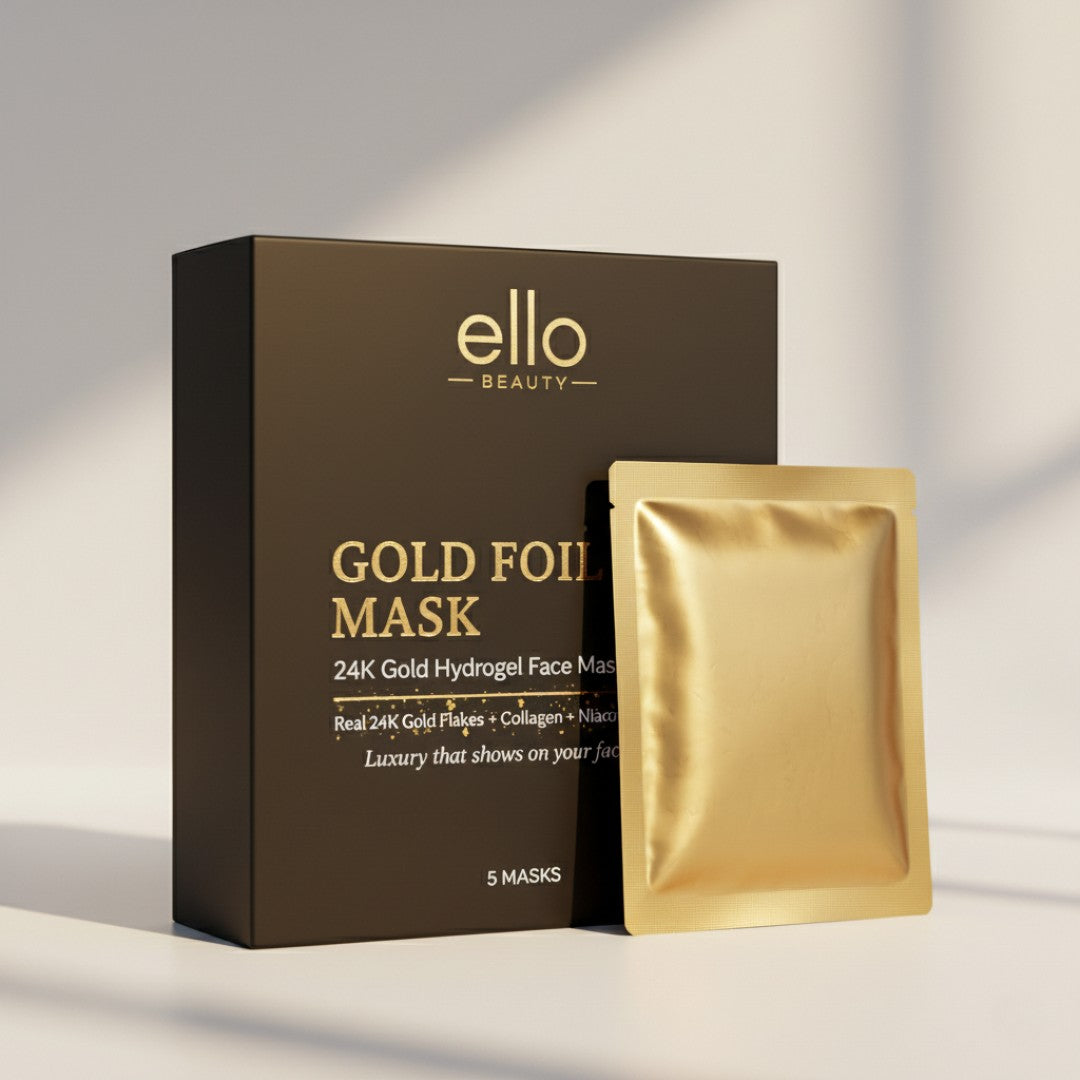 Masque hydrogel à l'or 24 carats