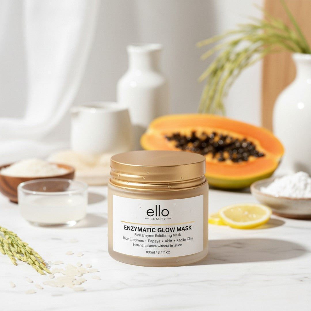 Masque exfoliant aux enzymes de riz
