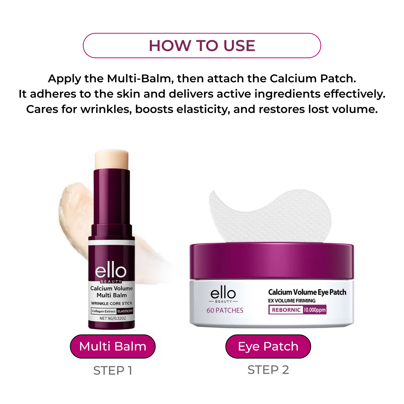 Wrinkle Elimination Skin Bundle (Wand + Patches)