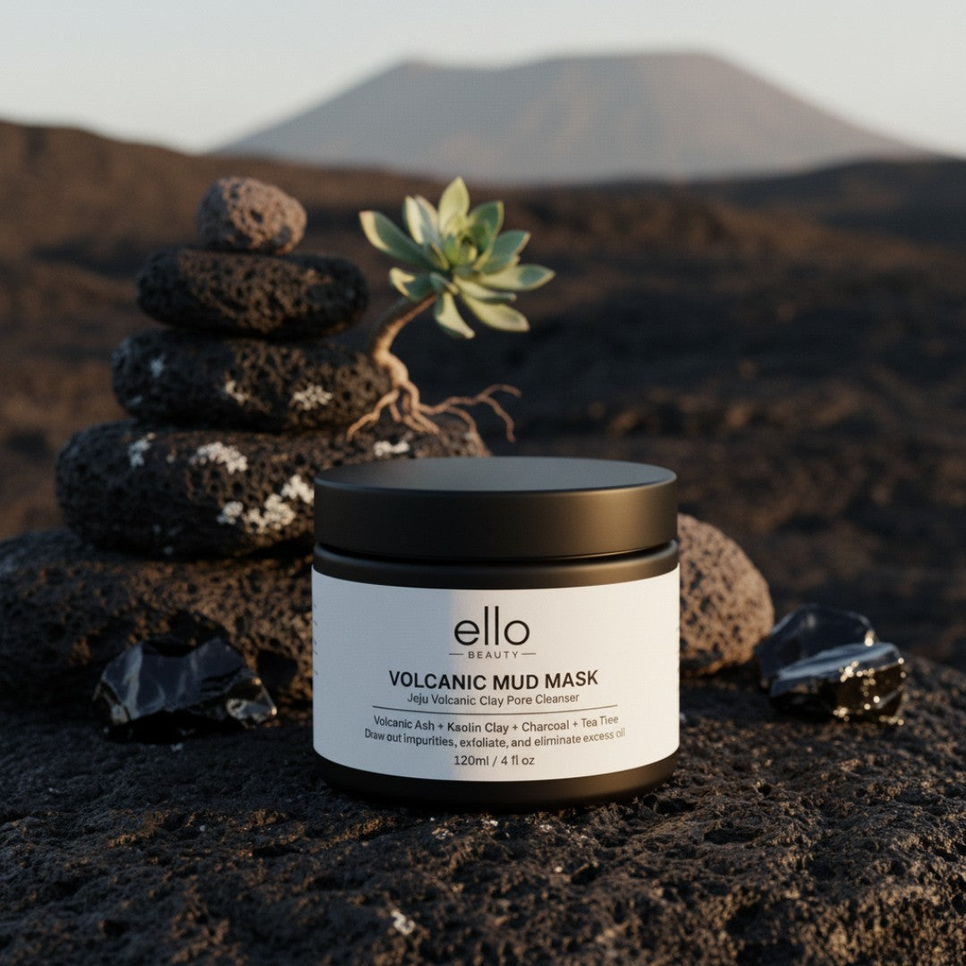 Masque de boue volcanique